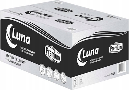 Attēls no DGA OPTIMA Luna Premium  Rcznik papierowy ZZ, skadka 3-panelowa, 2-warstwy, celuloza  Biay