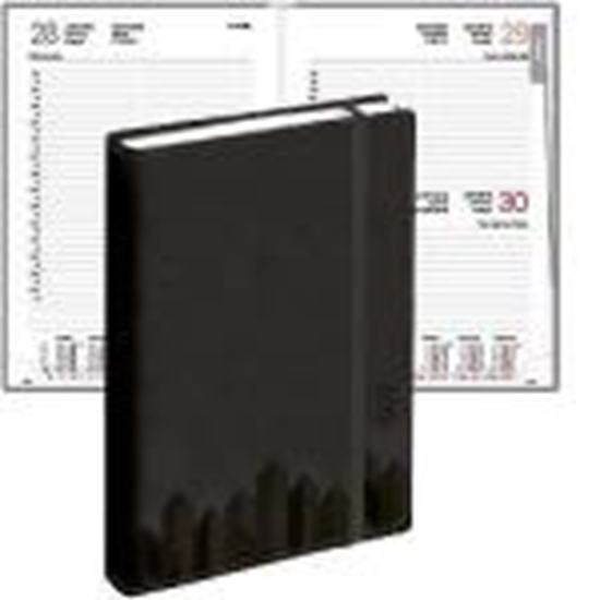 Picture of Dienasgrāmata Manager Soft,  mākslīgā āda,  melns 2025g.BALTS