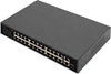 Picture of Digitus 24-port Fast Ethernet PoE network switch, 19-inch, unmanaged, 2+1 uplink ports, RJ45 + SFP, 240 W, af/at
