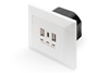 Picture of Digitus Socket with USB A & USB-C? Ports, flush mounted