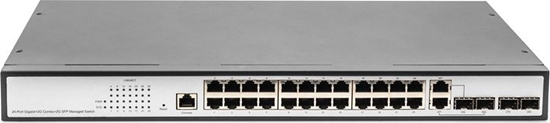 Изображение Digitus 24-Port Gigabit Switch, 19 Inch, Managed, 2 Uplinks