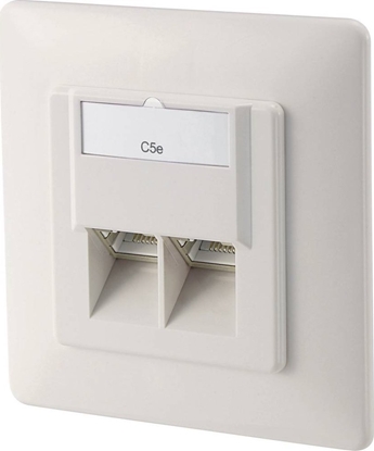 Изображение Digitus CAT 5e mod wall outlet. shield - DN-9001-N