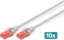 Picture of Digitus CAT 6 U/UTP patch cord - LSZH, 10 pieces