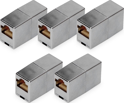 Изображение Digitus CAT 5e, Class D, RJ45 Modular Coupler - 5 pieces