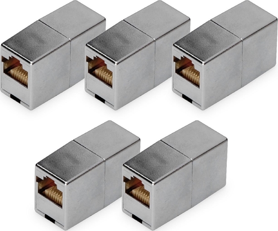Picture of Digitus CAT 5e, Class D, RJ45 Modular Coupler - 5 pieces
