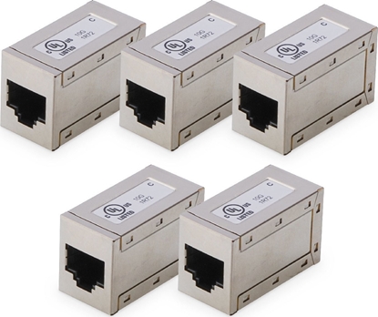 Изображение Digitus CAT?6,?modular?couplers,?shielded - 5 pieces