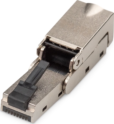 Изображение Digitus CAT 6A field connector, angled, STP with dust cap, bend protection