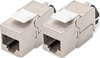 Изображение Digitus Cat. 6A keystone module, shielded with intelligent cable manager - 2 pcs.