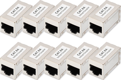Изображение Digitus CAT 6A modular couplers, shielded -10 pieces