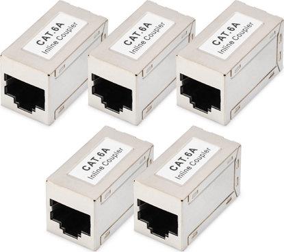 Изображение Digitus CAT 6A modular couplers, shielded - 5 pieces