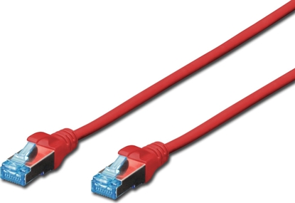 Изображение Digitus DIGITUS Ecoline - Patch Cable - RJ-45 (M) - RJ-45 (M) - 2.0m - SFTP - CAT 5e - Red (DK-1532-020 / R)