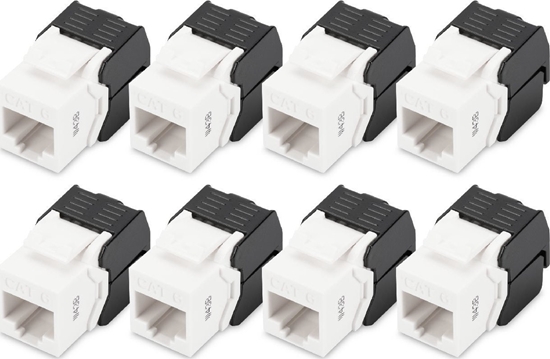Изображение Digitus CAT 6 Keystone Jack, unshielded - 8 pieces