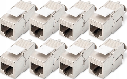 Изображение Digitus CAT 6A Keystone Module, shielded, toolfree Modul - 8 pcs.