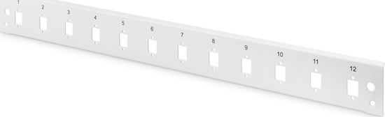 Picture of Digitus Fiber Optic Splice Box Front Panel, quick lock, 12x LC DX, SC SX, E2000 SX