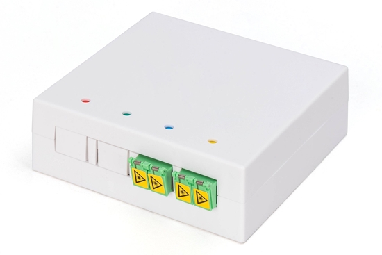 Изображение Digitus FTTH Enclosure with 2 x LC/APC DX shutter couplers