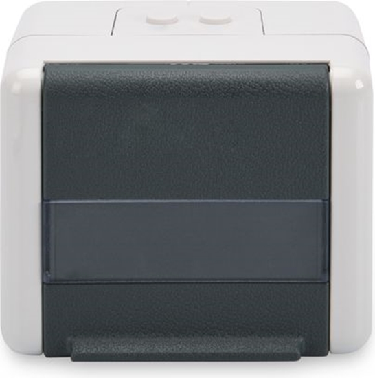 Picture of Diverse Outdoor Surface Mount Box for Keystone Modules, IP44 surface mount with hinged lid