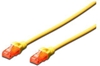 Picture of Digitus Patch cord | CAT 6 U-UTP | AWG 26/7 | Cable length: 2 m | Yellow