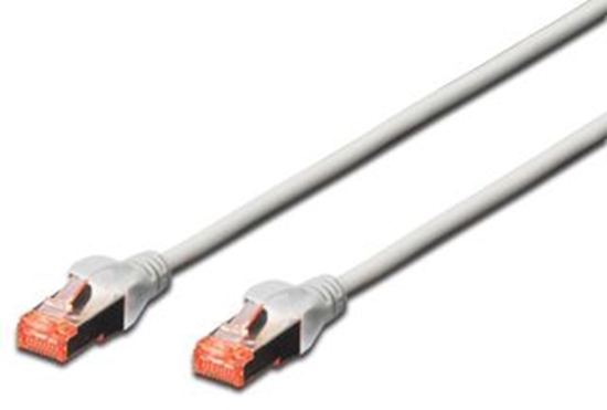 Picture of Digitus Patchcord CAT 6 S/FTP, 10m, szary 5 sztuk (DK-1644-100-5)
