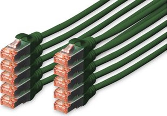 Picture of Digitus Patchcord CAT6, S-FTP, 1m, 10 sztuk (DK-1644-010-G-10)