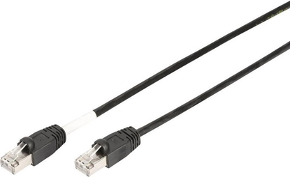 Изображение Digitus Professional - Patch Cable - RJ-45 (M) to RJ-45 (M) - 1 m - SFTP - CAT 6 - Czarny