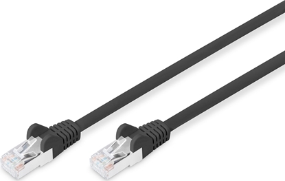 Изображение Digitus Patchkabel, CAT6, RJ45 St/St, 10.0m, S-FTP, AWG 27/7, LSZH, sw