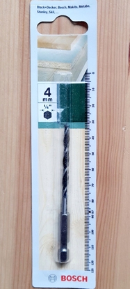 Picture of DIY Holzbohrer HSS-R HEX Ø4mm