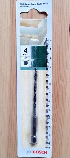 Picture of DIY Holzbohrer HSS-R HEX Ø4mm