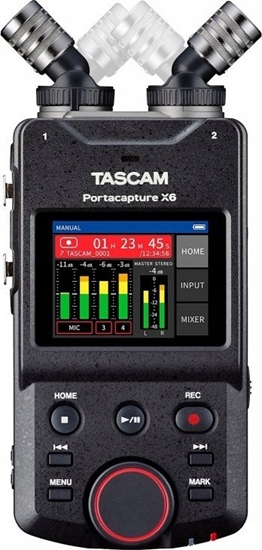 Picture of Dyktafon Tascam Tascam Portacapture X6 - Rejestrator i interfejs audio USB z 6 kanaami nagrywania