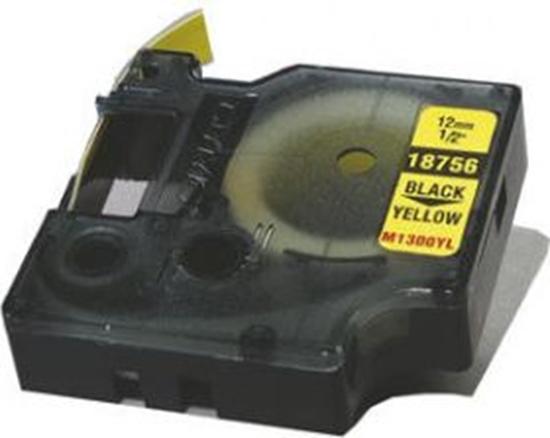 Picture of Dymo ETYKIETA RHINO 12mmx3,5m ZOLTA NYLONOWA S0718080