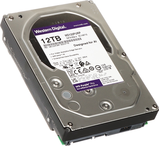 Picture of Dysk WD DYSK DO REJESTRATORA HDD-WD122PURP 12TB 24/7