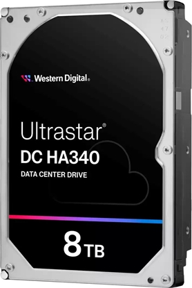 Attēls no Dysk WD WD Ultrastar DC HA340 WUS721208BLE6L4 - Festplatte - Datencenter - 8 TB - intern - 3.5" (8.9 cm) - SATA 6Gb/s - 7200 rpm - Puffer: 256 MB