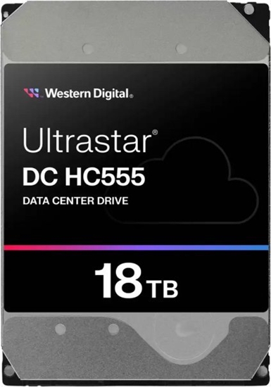 Picture of Dysk WD Western Digital Ultrastar DC HC555 dysk twardy 18 TB 7200 RPM 512 MB 3.5" Serial ATA III