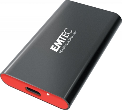 Attēls no Dysk zewntrzny SSD Emtec X210 Elite 1TB Czarno-czerwony (JAB-6949170)
