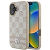 Picture of DKNY Checkered Pattern & Printed Stripes Back Case for Apple iPhone 16