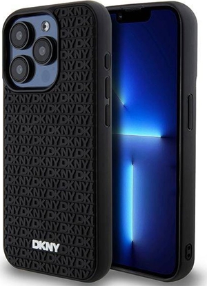 Изображение DKNY DKNY 3D Rubber Repeat Pattern - Etui iPhone 15 Pro Max (czarny)