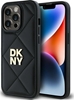 Picture of DKNY DKNY DKHCP14LPQDSLK iPhone 14 Pro 6.1" black/black Quilted Stack Logo
