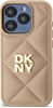 Picture of DKNY DKNY DKHCP14SPQDSLE iPhone 14 6.1" beige/beige Quilted Stack Logo