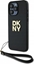 Изображение DKNY DKNY DKHCP16LPBSWSK iPhone 16 Pro 6.3" black/black hardcase Wrist Strap Stock Logo