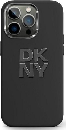 Attēls no DKNY DKNY DKHCP16SSMCBSK iPhone 16 6.1" black/black hardcase Liquid Silicone Metal Logo