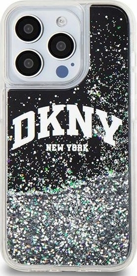 Picture of DKNY DKNY Liquid Glitter Big Logo - Etui iPhone 14 Pro (czarny)