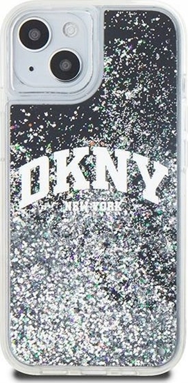 Picture of DKNY DKNY Liquid Glitter Big Logo - Etui iPhone 15 Plus / 14 Plus (czarny)