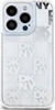 Picture of DKNY Apple iPhone 15 Pro 6.1 hardcase Liquid Glitter Multilogo White