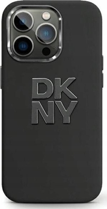 Изображение DKNY Apple iPhone 15 hardcase Liquid Silicone Metal Logo Black