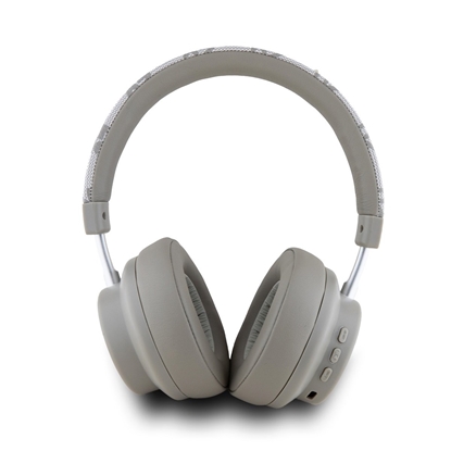 Attēls no DKNY PU Leather Checkered Pattern Wireless Headphones