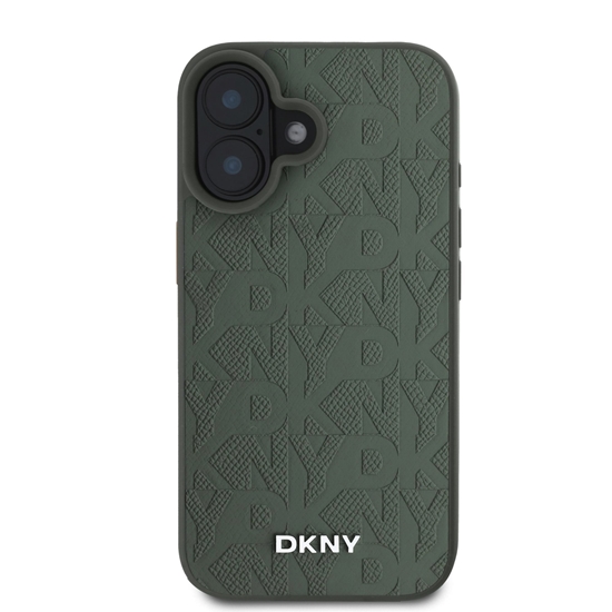 Picture of DKNY PU Leather Grid Pattern Magsafe Case for Apple iPhone 16