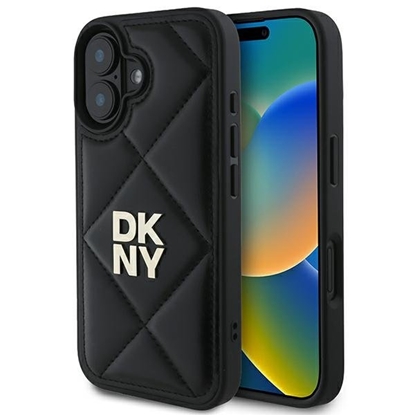 Attēls no DKNY Quilted Stack Logo Back Case for Apple iPhone 16