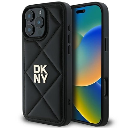 Attēls no DKNY Quilted Stack Logo Back Case for Apple iPhone 16 Pro