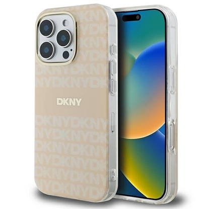 Attēls no DKNY Repeat Texture Pattern With Stripe Back Case for Apple iPhone 16 Pro