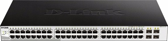 Picture of D-Link | Metro Ethernet Switch | DGS-1210-52/ME | Managed L2 | Rack mountable | Gigabit Ethernet (copper) ports quantity 48 | SFP ports quantity 4 | Power supply type Single | 24 month(s)