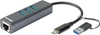 Picture of D-Link USB-C/USB to Gigabit Ethernet Adapter with 3 USB 3.0 Ports DUB-2332